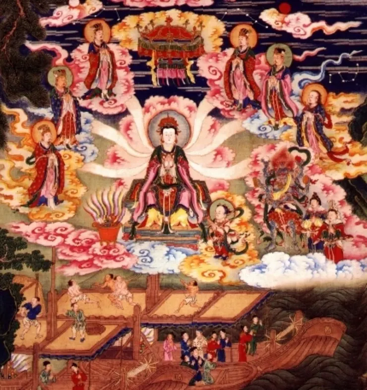 善財童子 拜婆珊婆演底主夜神