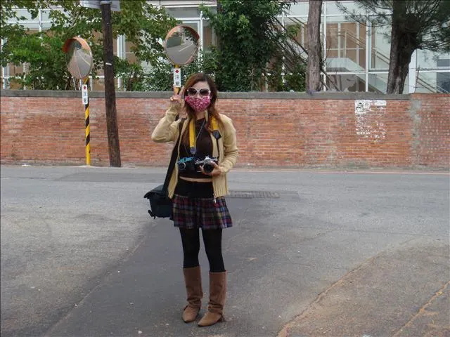 Me shot by Fen@彩色眷村，台中。2009.