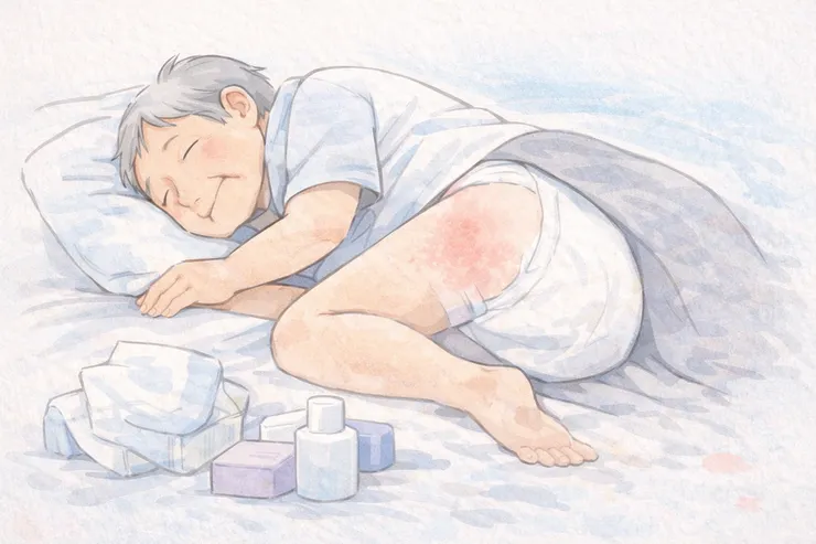 安詳安睡的老人