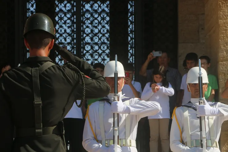 Anıtkabir衛兵交接,攝影於Ankara