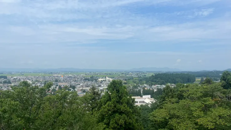 賞景的天守是後來才蓋的。