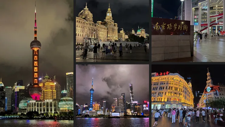 南京路步行街走到底,就會到外灘了