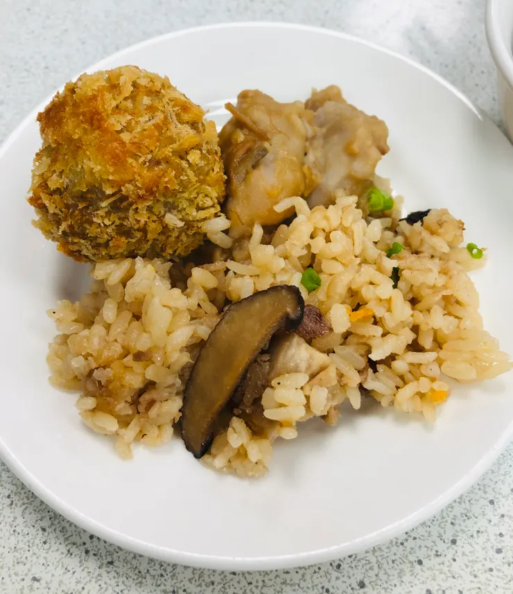 芋頭炊飯、炸芋丸