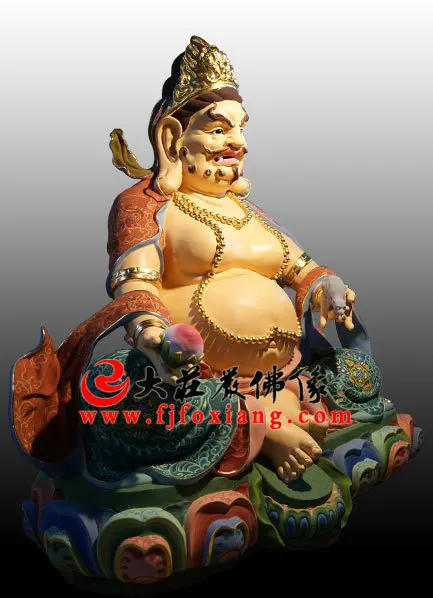 黃財神側面近照