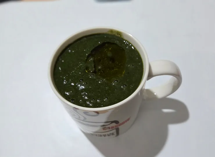 早餐_地瓜葉香蕉銀耳汁