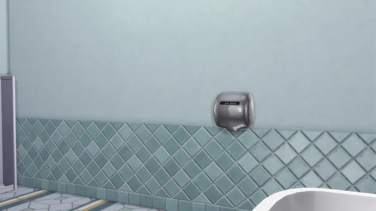 男廁沒有擺放清潔工具，從女廁拿過來吧。