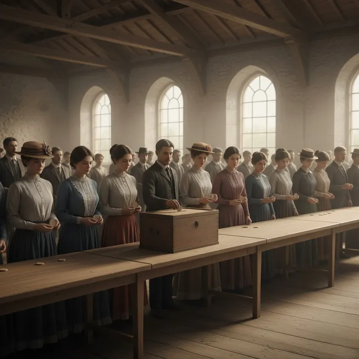 AI示意圖：建立全民普選制度(來源：AI生成圖)