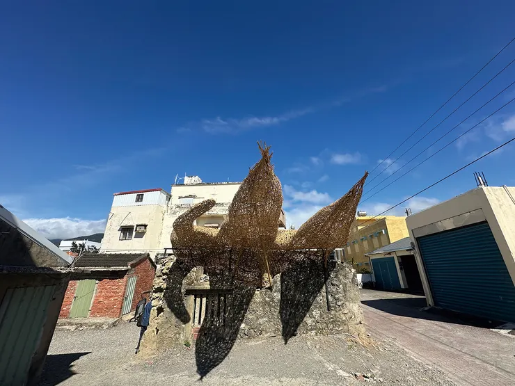 ▲有風味位也是老屋和竹編的對話。