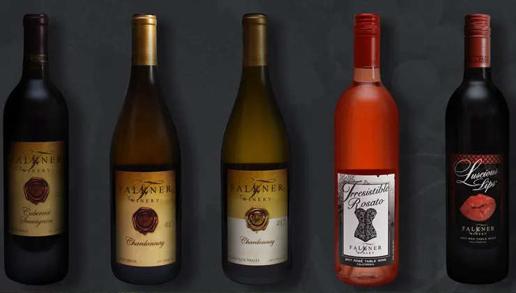 Falkner Winery出產多款高評價葡萄酒。