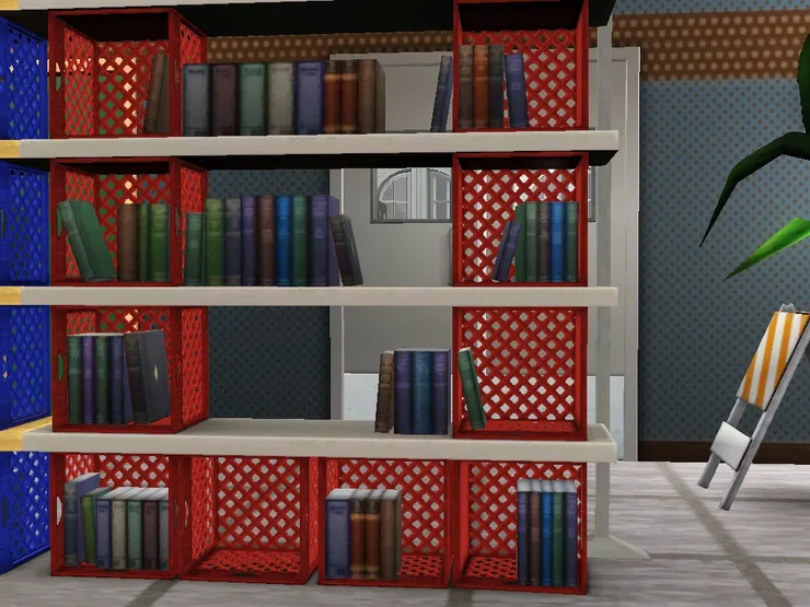 我挺喜歡用書架做分隔這個構思。