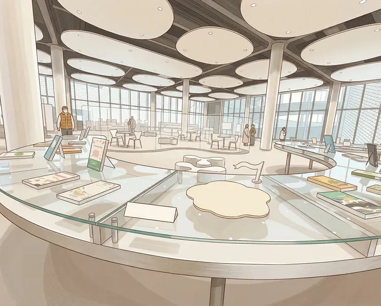 台中綠美圖的優雅場景