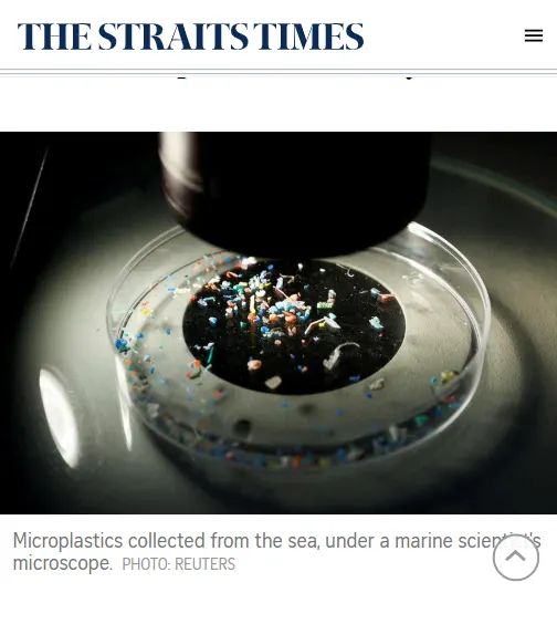 2024年大陸《環境科學與技術》期刊發表了一篇研究報告,結果顯示大馬、印尼、菲律賓等國人民體內含有驚人的塑膠微粒攝取量,馬來西亞更是在109個國家當中位居第一。