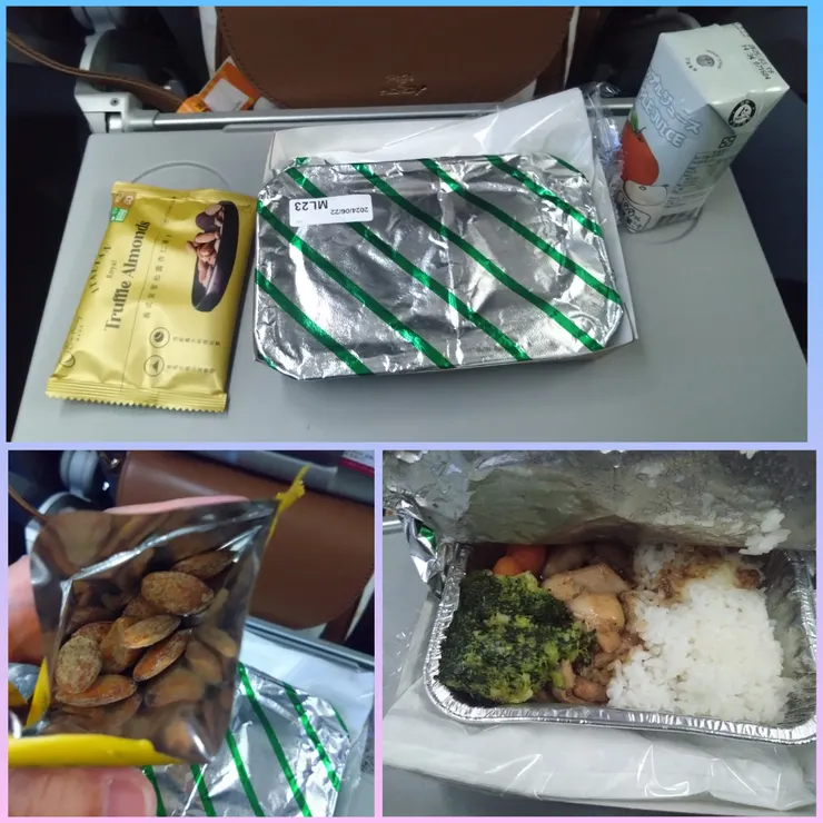 今天的飛機餐我喜歡耶！