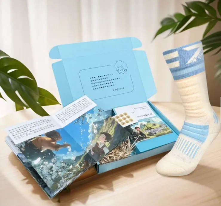 力量襪繪本禮盒