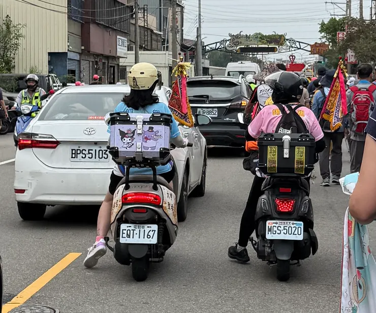 騎車也可以護持