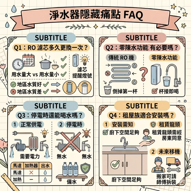 淨水器隱藏痛點 FAQ