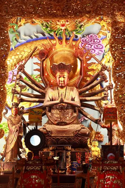 千手觀音（圖片截圖於網路）