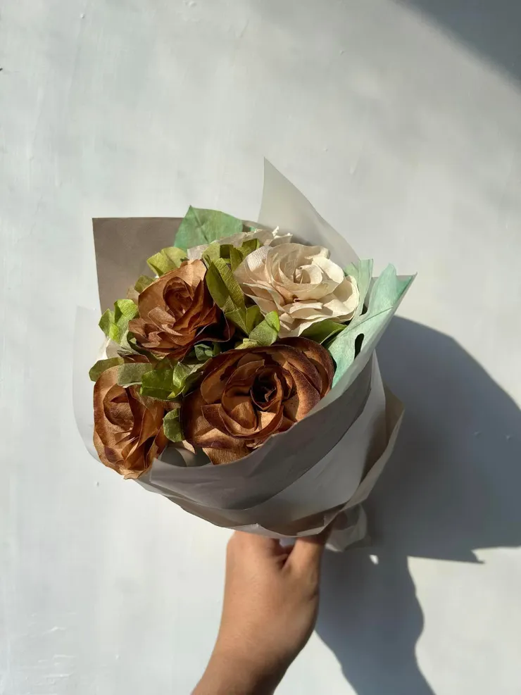 Sikatow手折花所有,回歸原色花束|濾紙花