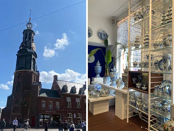 Heinen Delfts Blauw 荷蘭手繪藍瓷在市中心的店