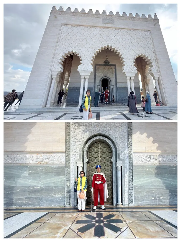 衛兵招手說可以合照