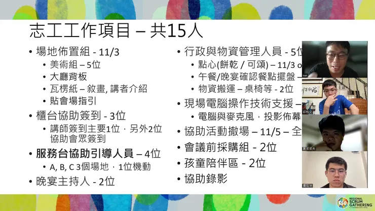 第一次線上志工訓練