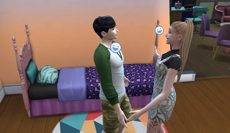 也告別爸爸... 她希望她們兩個可以好好一直在一起...