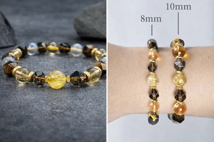 【月色真美】生生不息 |事業招財x擋煞除晦| 鈦晶 黃水晶