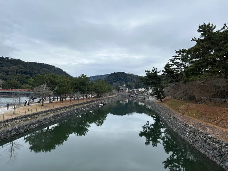 看著令人平靜的宇治川