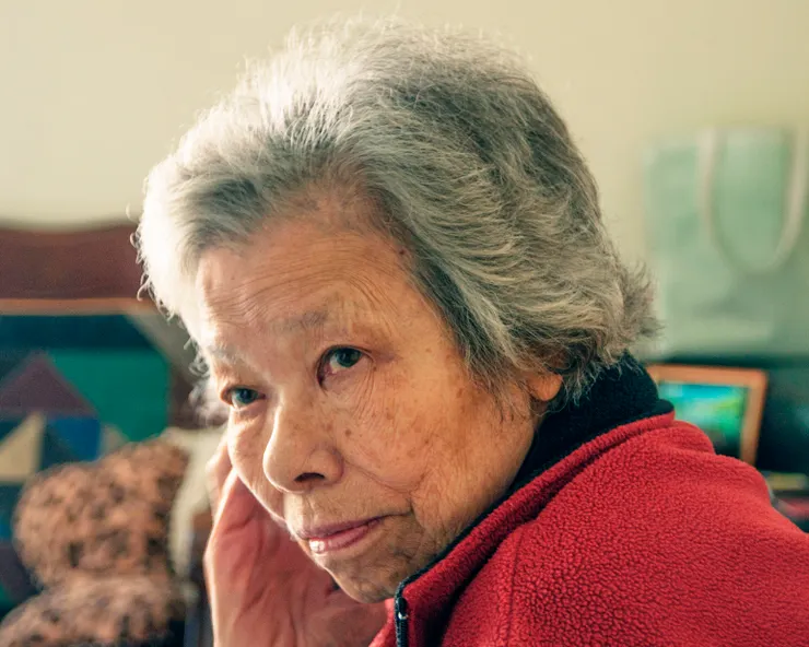 告別式當晚我夢到阿嬤的樣子,正如這張照片裡所呈現的慈祥、和藹