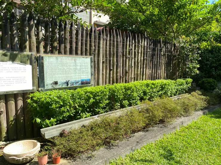 文山公民會館內的「木柵」還原