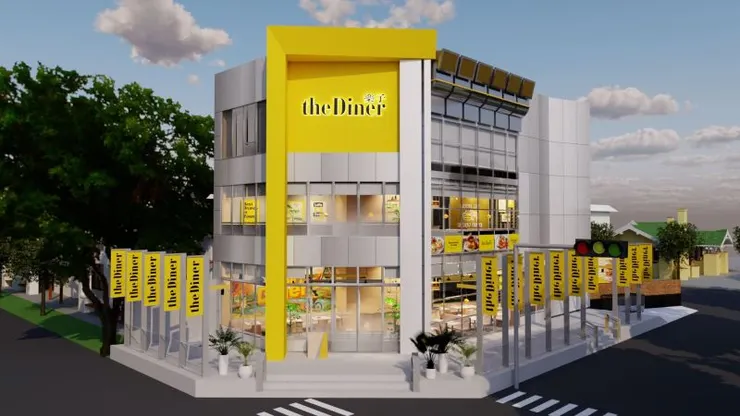 ▲樂子the Diner台中向上店將於4月10日開幕，獨棟門市規劃兩層樓空間，祭出多重開幕優惠。