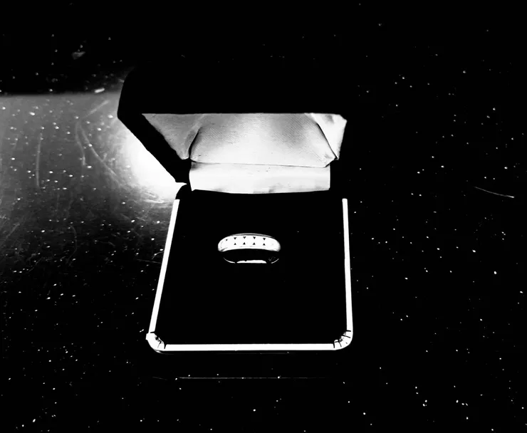 屬於單身的戒子「一直鑽」(照片朋友提供)