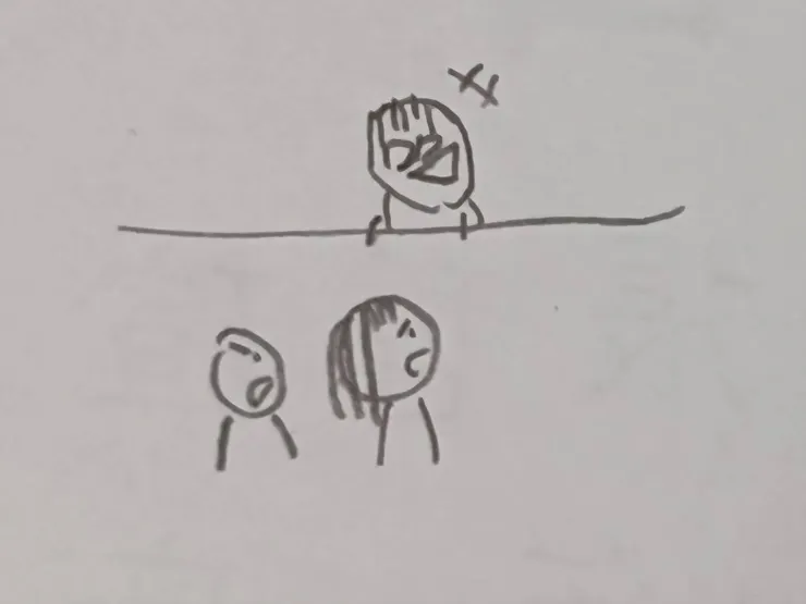 采禕畫總務主任邪惡的微笑