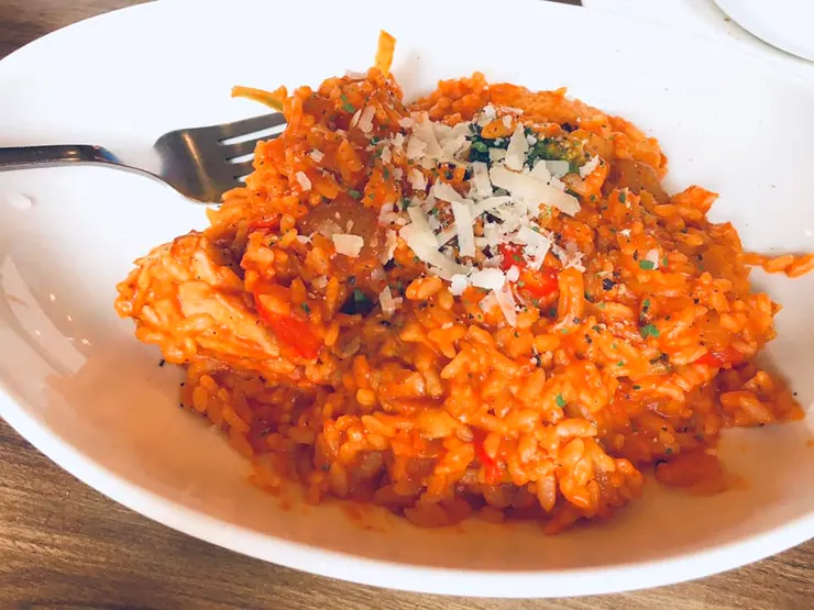 日不落番茄烤雞燉飯