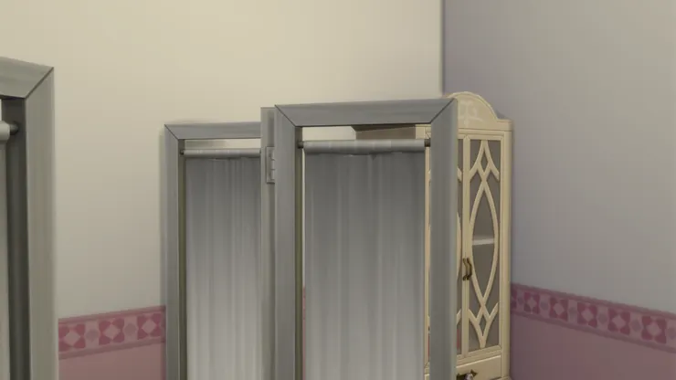 雖然這種屏風很有醫院feel...