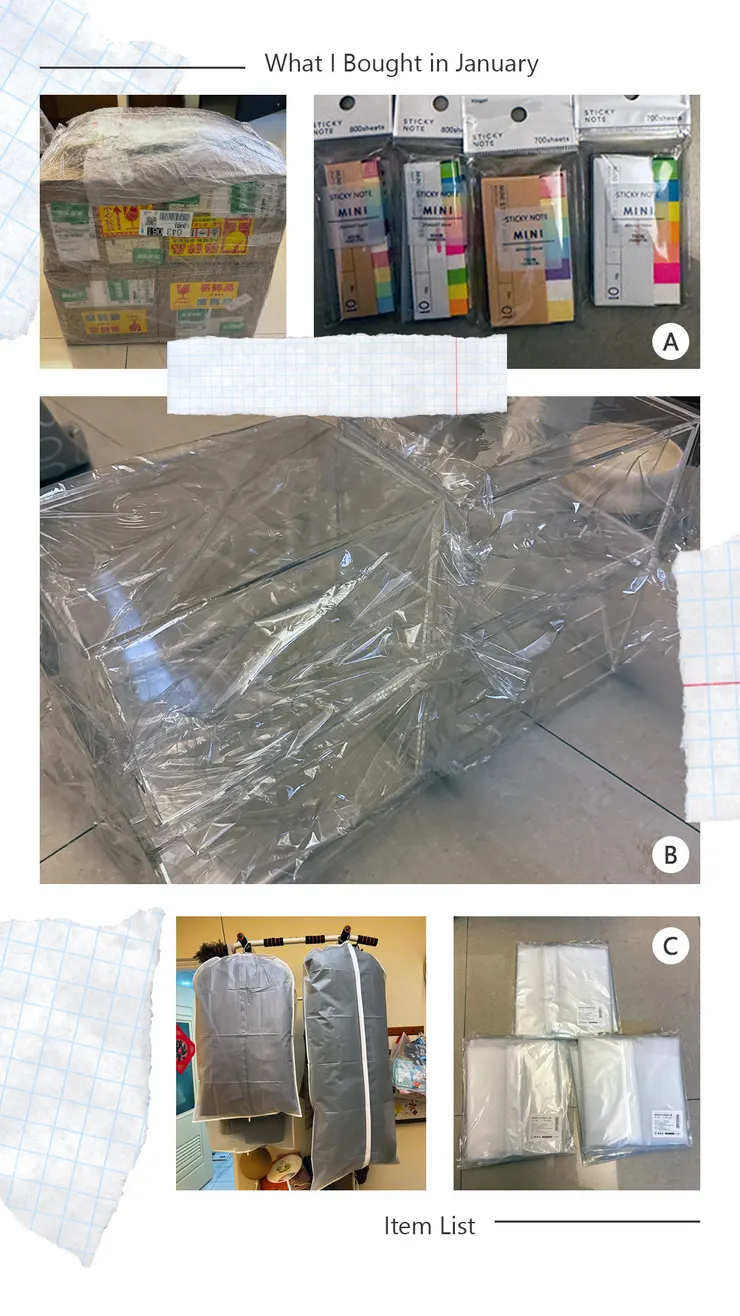 購入物品都是為了更好的生活