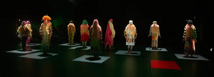 《轉轉生 Re:INCARNATION》演出影像。／影像提供：臺北表演藝術中心（©herve veronese Centre Pompid）