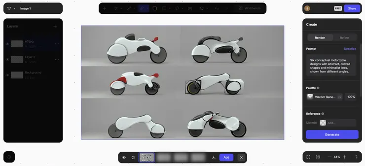 第一次生成結果