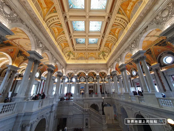 國會圖書館大廳照