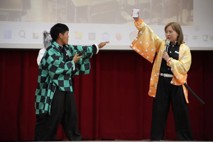 新莊分局帶來的宣導話劇