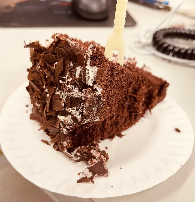 謝謝團隊的蛋糕與慶生