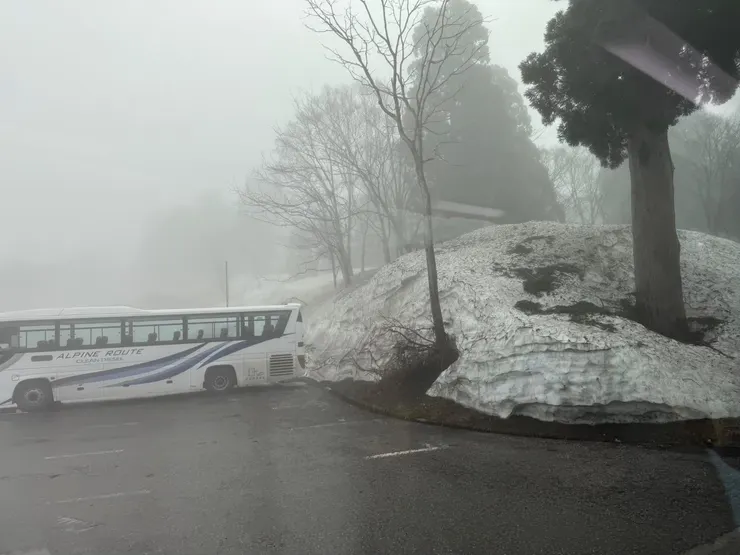 緩緩駛離美女平的景色