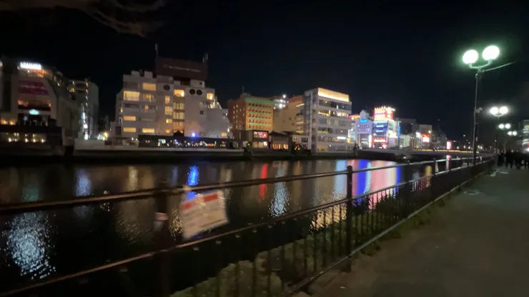 福岡屋台夜景