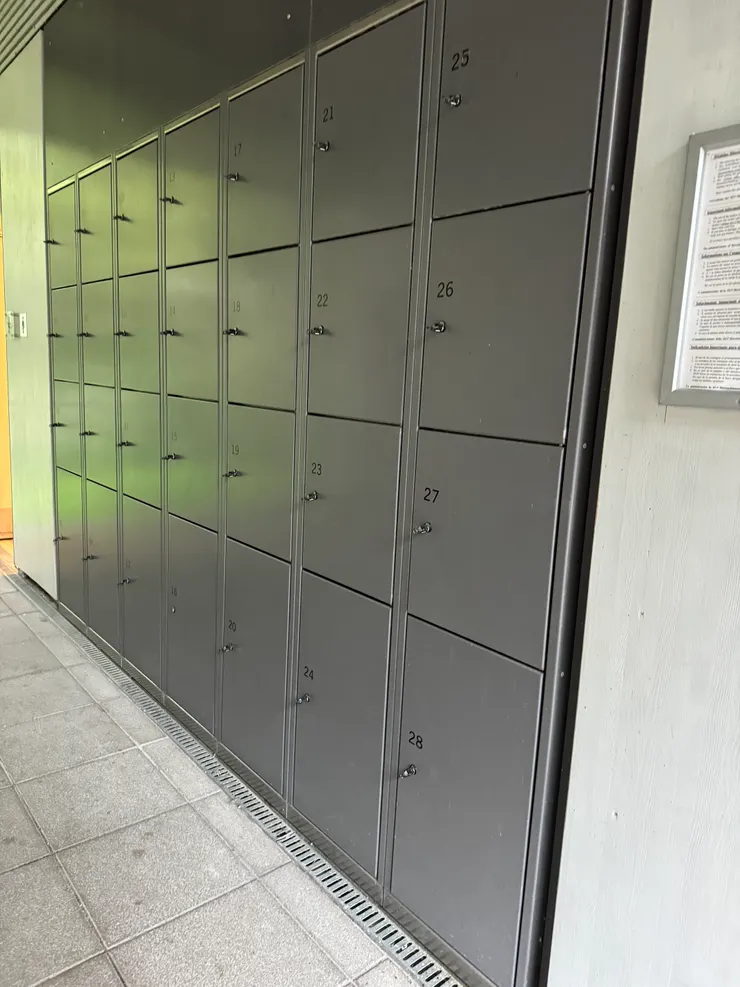 海倫基姆湖宮的免費置物櫃