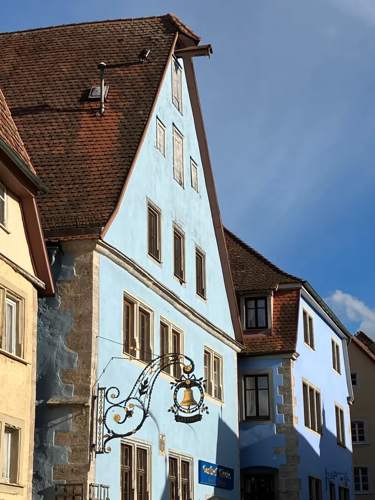 羅騰堡著名拍照三角點房屋