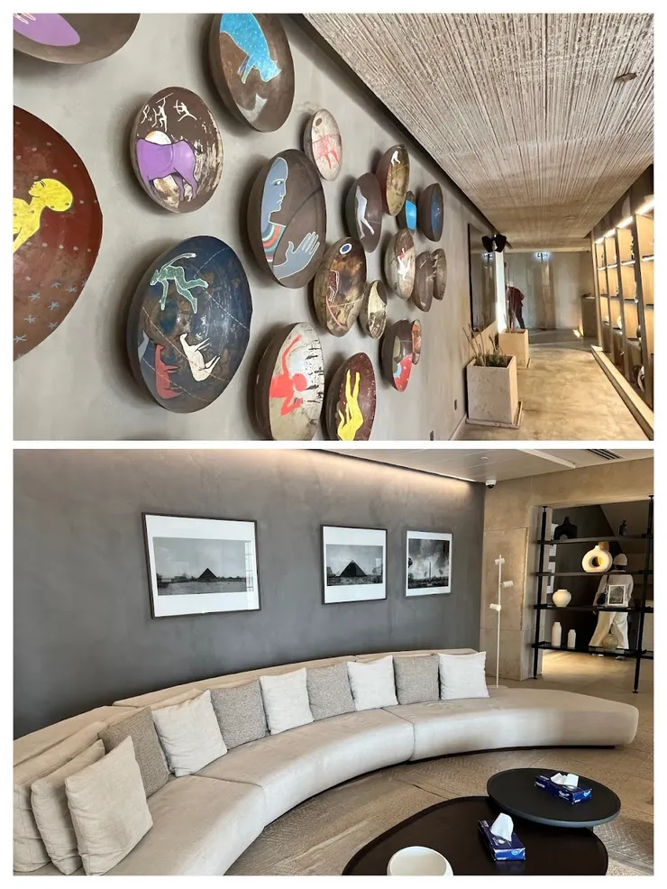 內部通道和沙發休息區