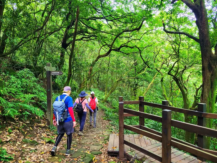 9:15來到上磺溪停車場叉路