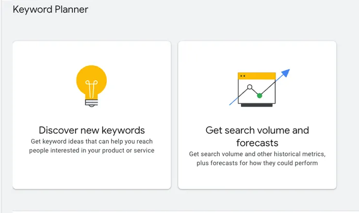 keyword planner