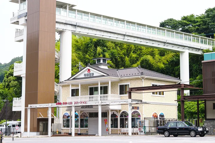 長野原草津口有個很高的天橋,不過我每次來都禁止進入.....