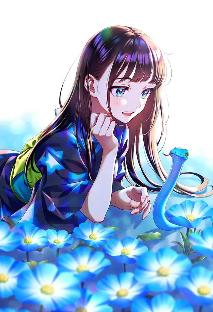 看青蛇的美少女，2025新年快樂